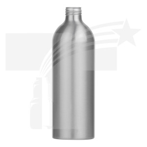 Botella de Aluminio 410 ml R-24/410 plata mate AL-410